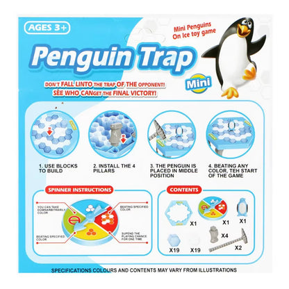 Mini Interactive Indoor Board Game Trap Ice Break save Penguin Parent Table Entertainment Toy Kids Gift