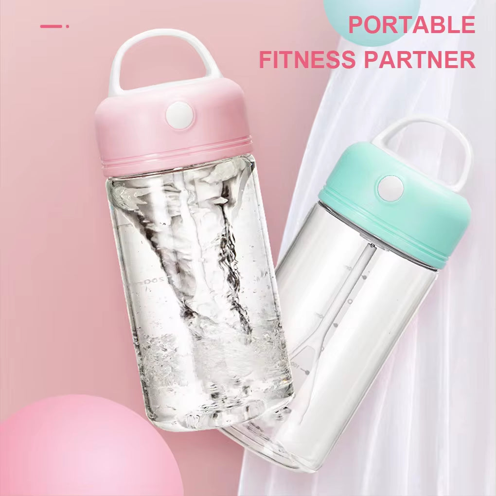 OGTAMI Smart Shake Bottle – 380ML Waterproof Automatic Drink Mixer