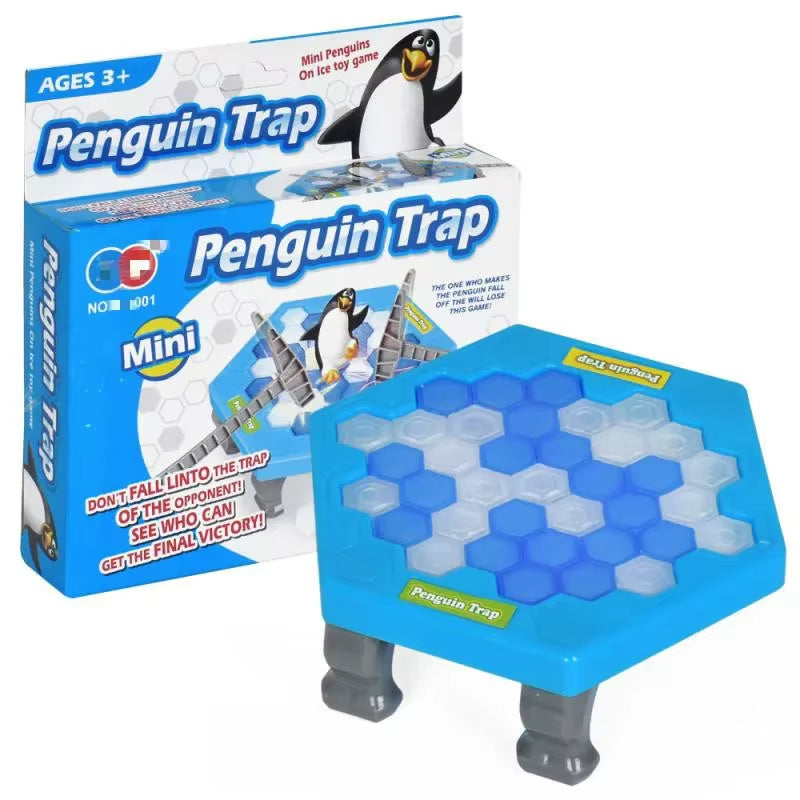 Mini Interactive Indoor Board Game Trap Ice Break save Penguin Parent Table Entertainment Toy Kids Gift